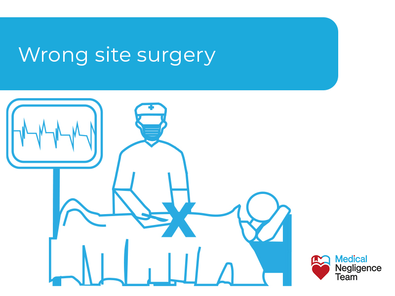 Wrong site surgery claims