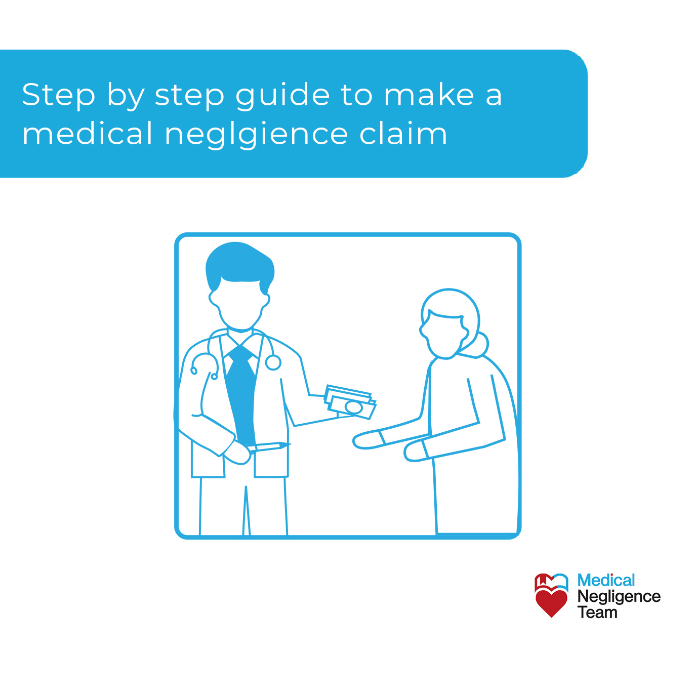 Step by step guide to make a medical neglgience claim